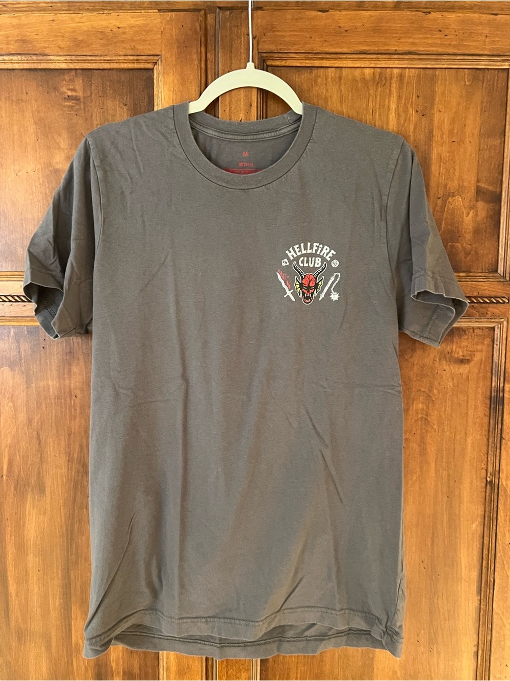 Stranger Things Netflix Hellfire Club collection | Gray | Size M | Like New